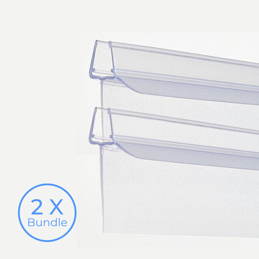 2x Sealis Duschdichtung für 5-8mm Glasdicke - Transparent