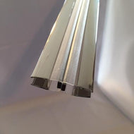 Sealis Magnetdichtung 180° für 6-8 mm Glasdicke (Set 2x2m) - Verchromt