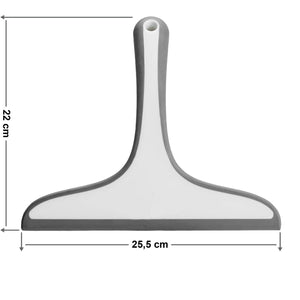 Sealis Duschabzieher aus Kunststoff - Gummilippe 25,5cm