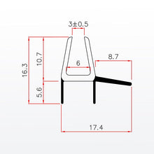 Laden Sie das Bild in den Galerie-Viewer, Bundle: 2x Sealis Duschdichtung transparent 100cm für 4-5mm Glasdicke + Glasveredelung mit einem hochwertigen Mikrofasertuch