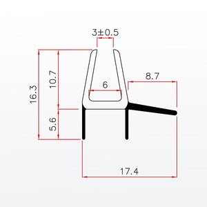 Bundle: 2x Sealis Duschdichtung transparent 100cm für 4-5mm Glasdicke + Glasveredelung mit einem hochwertigen Mikrofasertuch