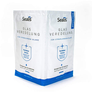 Sealis Glas Versiegelung mit Abperleffekt – Wasserabweisend Anti Kalk für Dusche I Made in Germany