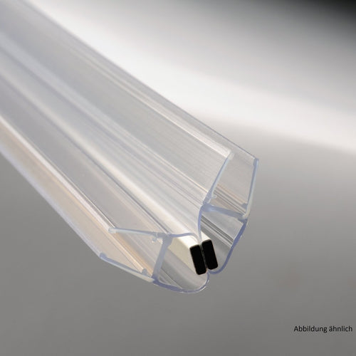 Sealis Magnetdichtung 90° für 6-8mm Glasdicke (Set 2x2m) - Transparent