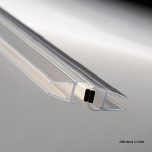 Sealis Magnetdichtung 180° für 6-8mm Glasdicke (Set 2x2m) - Transparent